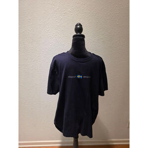 Men's Unbranded Navy Sverige Sweden Flag Short Sleeve Tee L